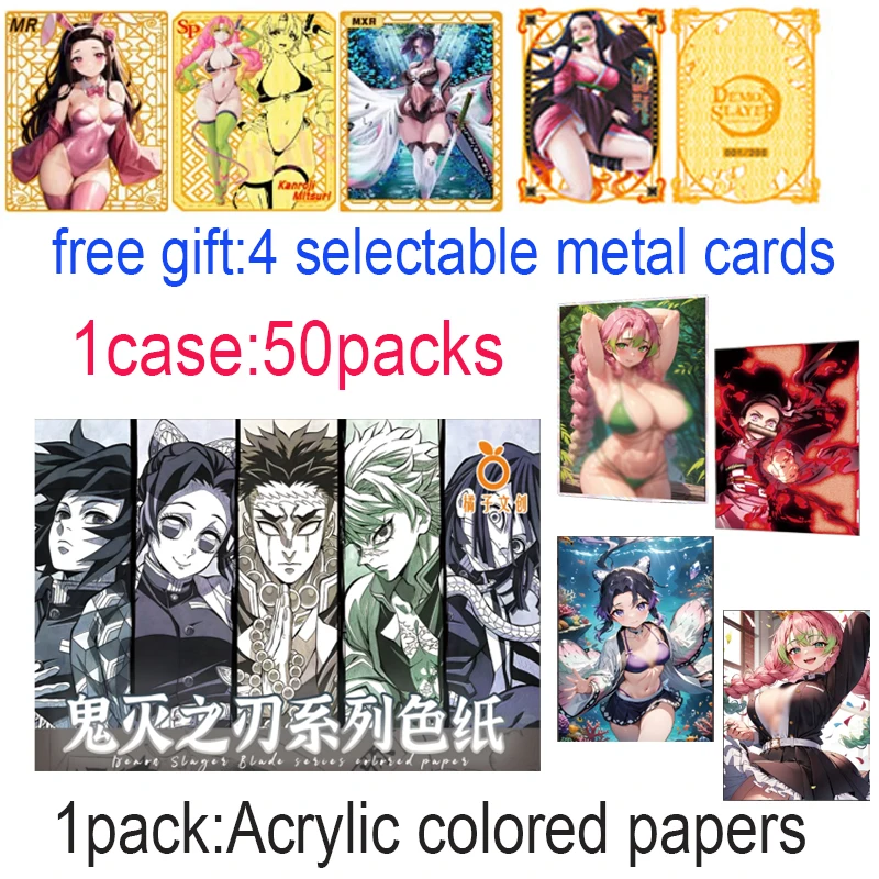 2024 Newest Acrylic Demon Slayer Colored Paper Card Shinobu Nezuko Mitsuri Booster Box CCG ACG TCG Hobby Gift
2024 Newest Acrylic Demon Slayer Colored Paper Card Shinobu Nezuko Mitsuri Booster Box CCG ACG TCG Hobby Gift