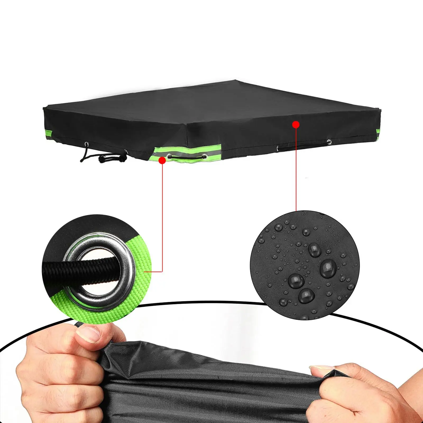 Trailer Cover Waterproof Dustproof PVC Canopy Fits for Camping
Trailer Cover Waterproof Dustproof PVC Canopy Fits for Camping
