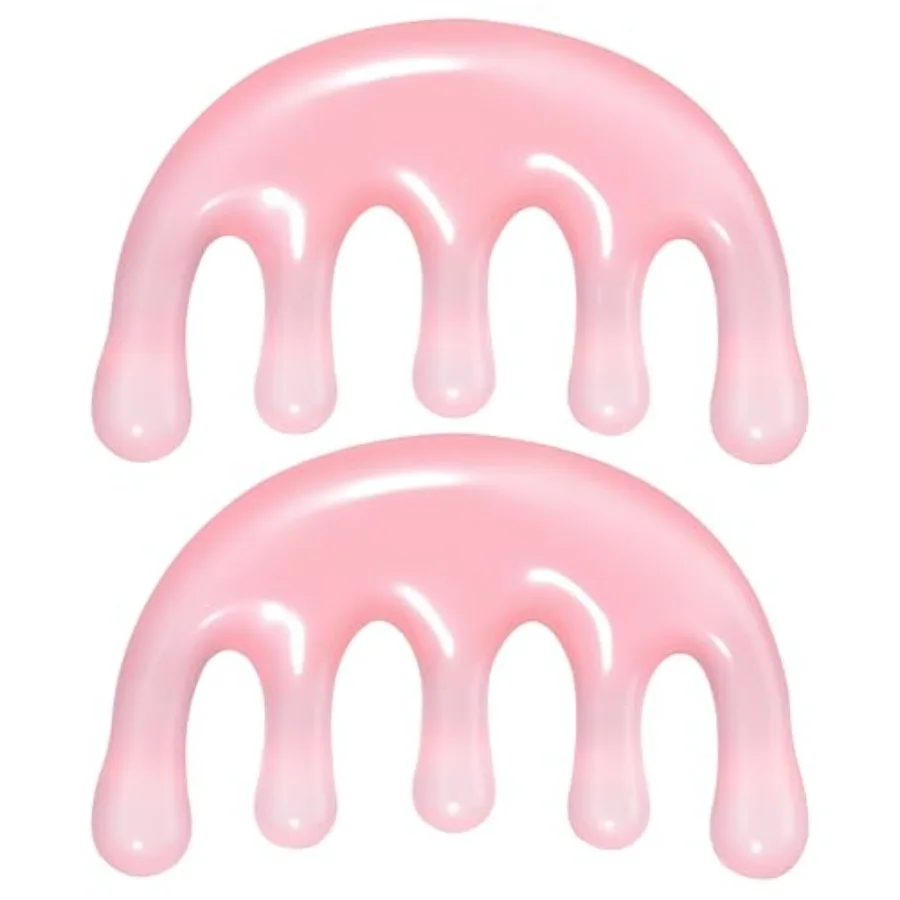 2 Pcs Resin Massage Comb Scalp Massage Tool for Scalp Care Muscle Relaxation Gua Sha Meridian Massage-Tool for Head and Neck
2 Pcs Resin Massage Comb Scalp Massage Tool for Scalp Care Muscle Relaxation Gua Sha Meridian Massage-Tool for Head and Neck