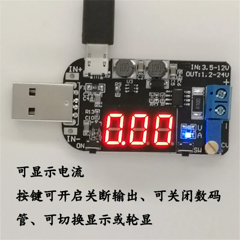 С током USB Регулируемый понижающе-повышающий модуль регулятора питания от 5 В до 3,3 В 9 В 12 В 18 В 24 В DPL
С током USB Регулируемый понижающе-повышающий модуль регулятора питания от 5 В до 3,3 В 9 В 12 В 18 В 24 В DPL