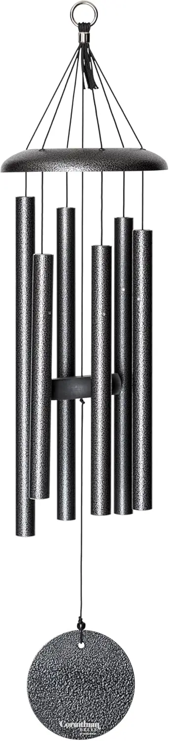 by Wind River - 27 inch Silver Vein Wind Chime for Patio, Backyard, Garden, and Outdoor Decor (Aluminum Chime) Made in The USA
by Wind River - 27 inch Silver Vein Wind Chime for Patio, Backyard, Garden, and Outdoor Decor (Aluminum Chime) Made in The USA