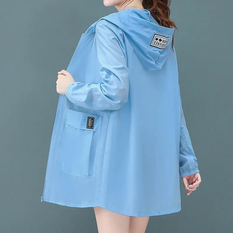 Women Jacket Waterproof Windbreaker Jackets Female Hooded Summer Sunproof Windproof Coats Women's Outdoor Hiking Thin Coat
Women Jacket Waterproof Windbreaker Jackets Female Hooded Summer Sunproof Windproof Coats Women's Outdoor Hiking Thin Coat