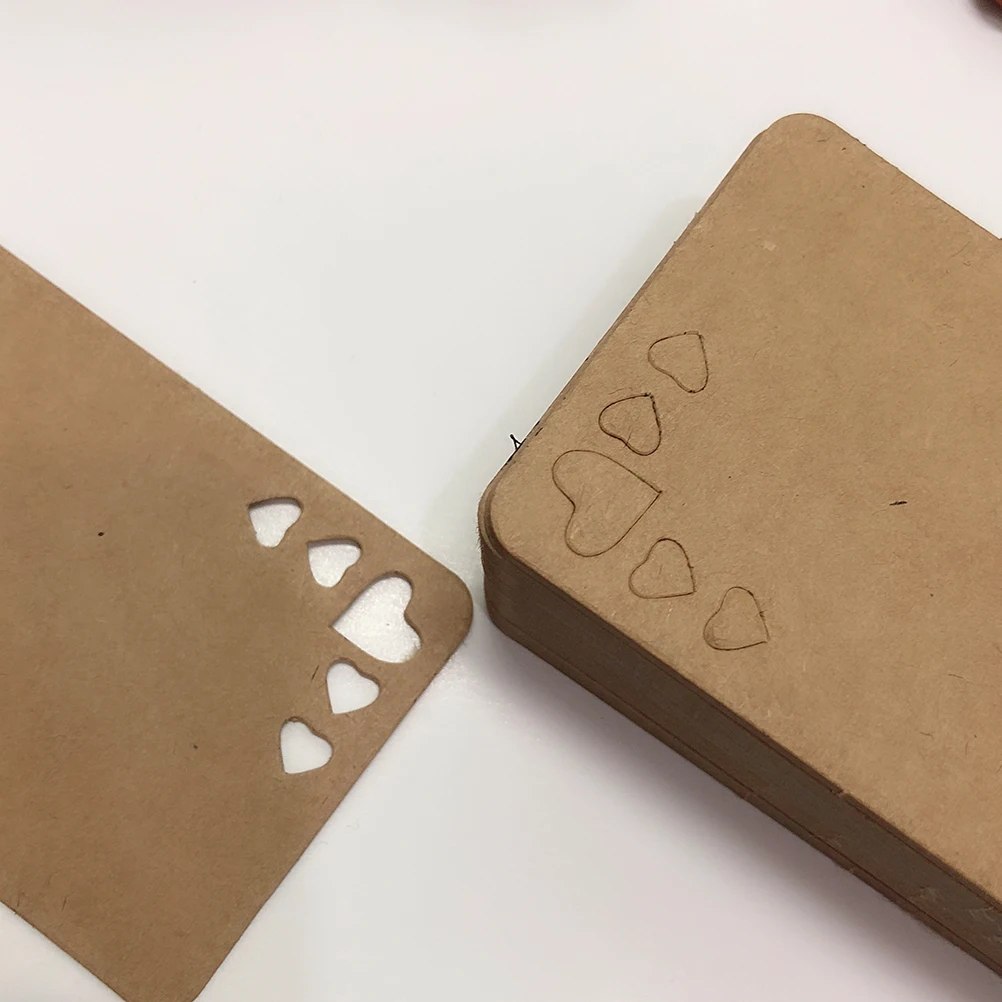 50 PCS Love Tag Hollowed Out Tags Gift Jewelry Kraft Paper Price Blank Heart Pattern
50 PCS Love Tag Hollowed Out Tags Gift Jewelry Kraft Paper Price Blank Heart Pattern