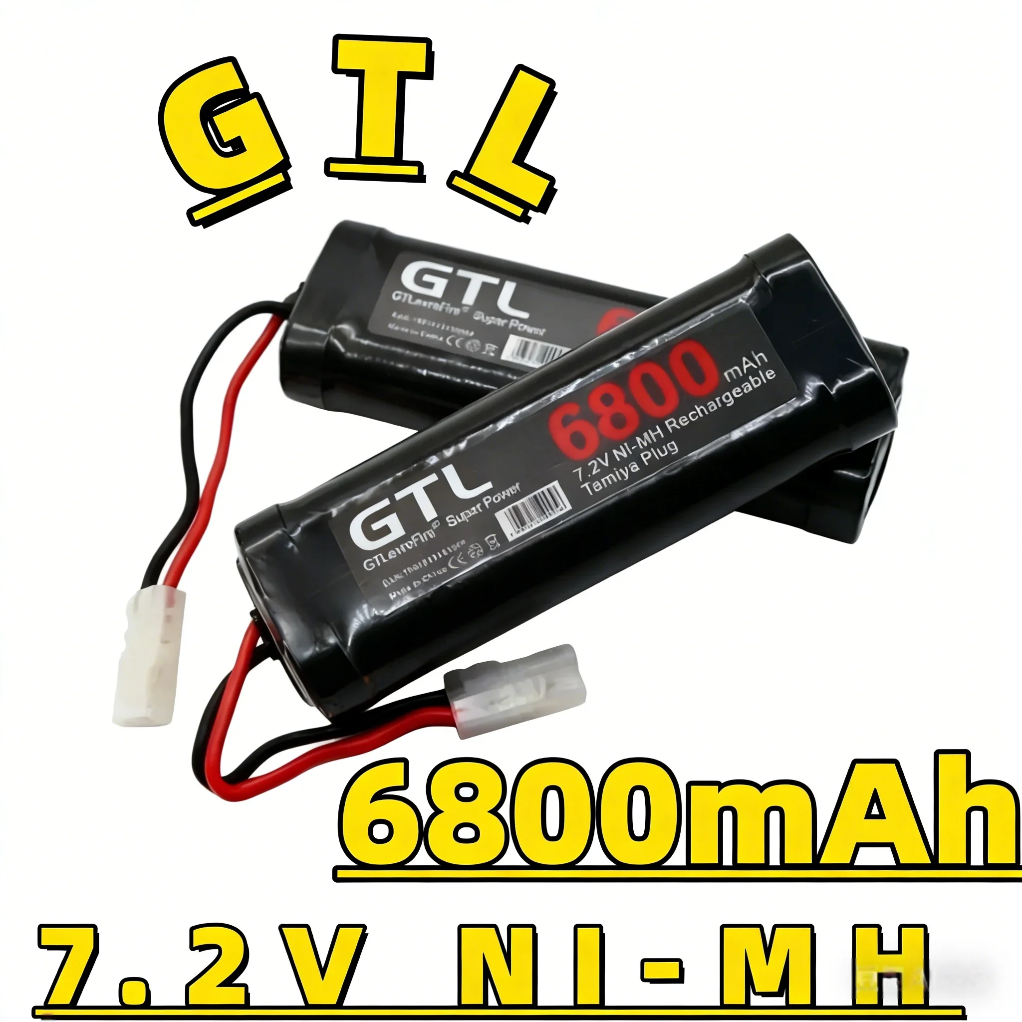 Аккумулятор 7.2В 6800мАч NiMH, сменный, для радиоуправляемых игрушек, гоночных машин, лодок, самолетов, 7.2В Ni-Mh батареи с разъемом Tamiya
Аккумулятор 7.2В 6800мАч NiMH, сменный, для радиоуправляемых игрушек, гоночных машин, лодок, самолетов, 7.2В Ni-Mh батареи с разъемом Tamiya