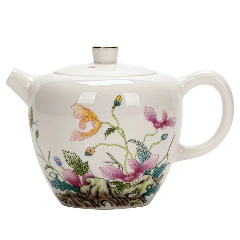 Chinese Style White Porcelain Teapot Household Filter Tea Pot Handmade Ceramics Tea Set Accessories Customized Gifts 200ml
Chinese Style White Porcelain Teapot Household Filter Tea Pot Handmade Ceramics Tea Set Accessories Customized Gifts 200ml