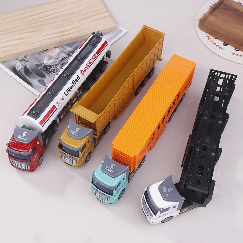 Extended Dump Truck Model Toys Metal Die-casting Open Door Sound And Light Container Trailer Ornaments Children's Gifts
Extended Dump Truck Model Toys Metal Die-casting Open Door Sound And Light Container Trailer Ornaments Children's Gifts