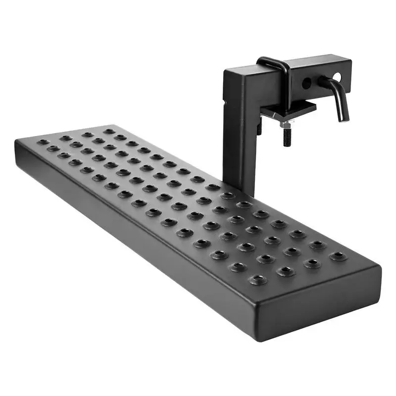 Hitch Step for 2 Inch Receiver, Universal Rear Bumper Guard Protector with 350 LBS Load Capacity, Wide & Non-Slip Tow Hitch Step with Pin Kit and Stabilizer, Fit for Pickup, Trailer, Truck, SUV
Hitch Step for 2 Inch Receiver, Universal Rear Bumper Guard Protector with 350 LBS Load Capacity, Wide & Non-Slip Tow Hitch Step with Pin Kit and Stabilizer, Fit for Pickup, Trailer, Truck, SUV