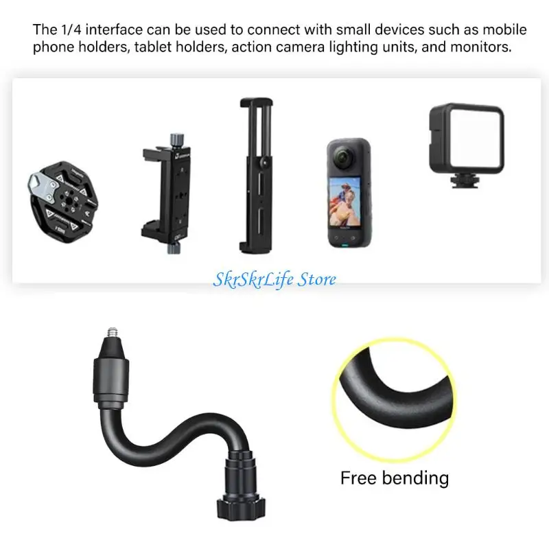 E65E 17mm Ball Head to 1/4 Adapter Rod Plastic Aluminum Alloy Car Mount for Tripods
E65E 17mm Ball Head to 1/4 Adapter Rod Plastic Aluminum Alloy Car Mount for Tripods