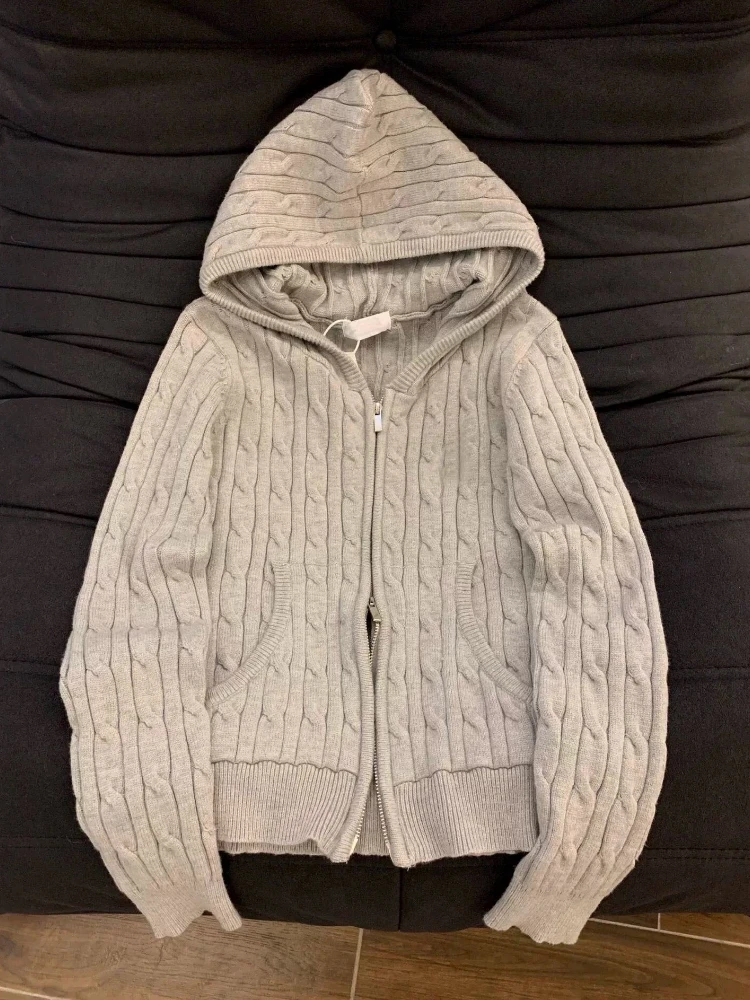 Winter Vintage Casual Loose Long Sleeve Sweater Women Korean Fashion Solid Elastic Knit Cardigan Retro Thin Hooded Knitted Coat
Winter Vintage Casual Loose Long Sleeve Sweater Women Korean Fashion Solid Elastic Knit Cardigan Retro Thin Hooded Knitted Coat