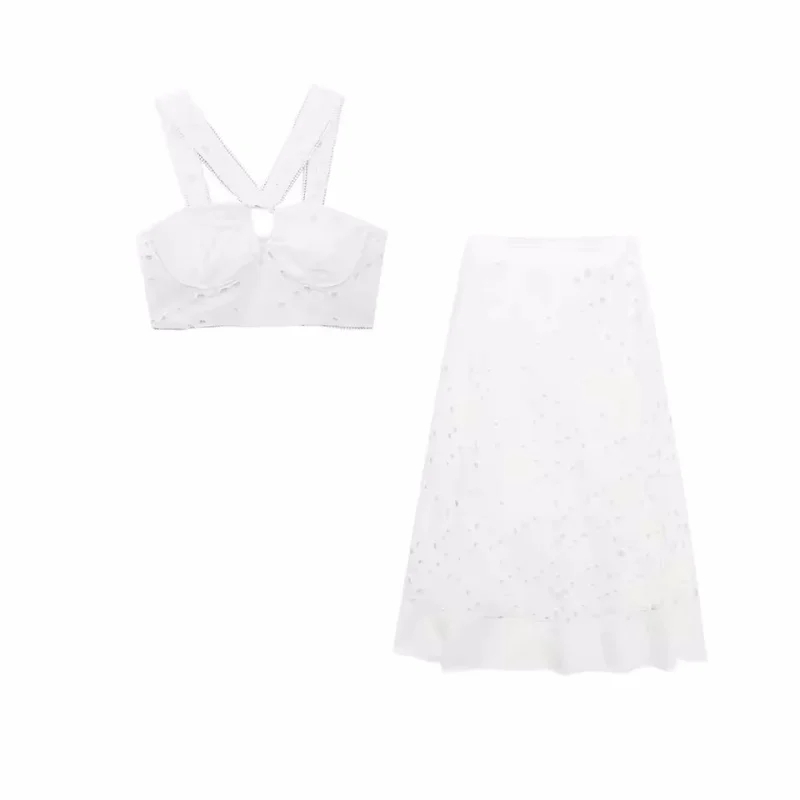 2026 New Embroidered Fitted Camisole and Skirt Set, Elegant and Fashionable Casual
2026 New Embroidered Fitted Camisole and Skirt Set, Elegant and Fashionable Casual