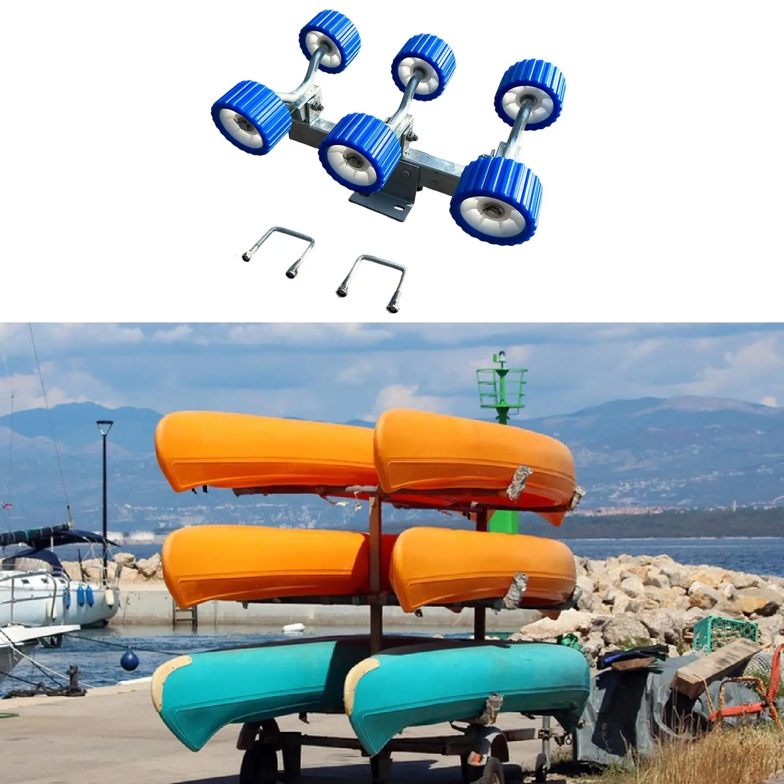 Universal Boat Trailer Roller Assembly Heavy Duty Galvanized Support Group for Yacht Dock Port Accessories
Universal Boat Trailer Roller Assembly Heavy Duty Galvanized Support Group for Yacht Dock Port Accessories