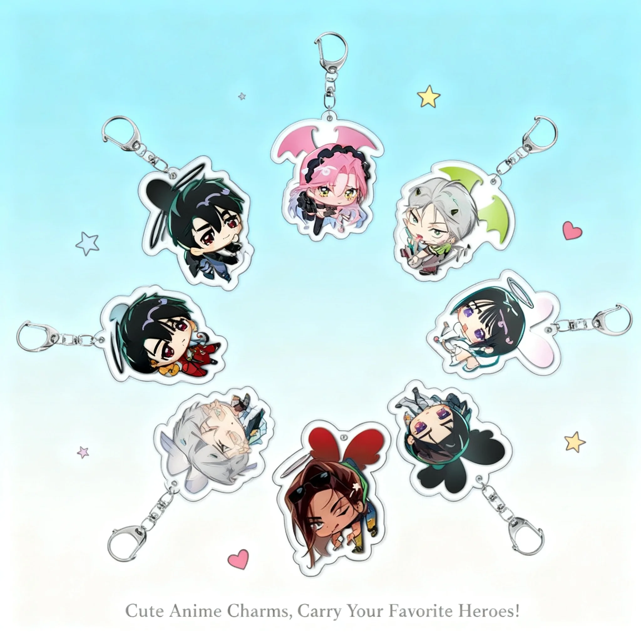 Sua Mizi Anime Keychain Acrylic Keychain Layered Design Stage Shape Cute Pendant Accessories Dropshipping One Piece Wholesale
Sua Mizi Anime Keychain Acrylic Keychain Layered Design Stage Shape Cute Pendant Accessories Dropshipping One Piece Wholesale