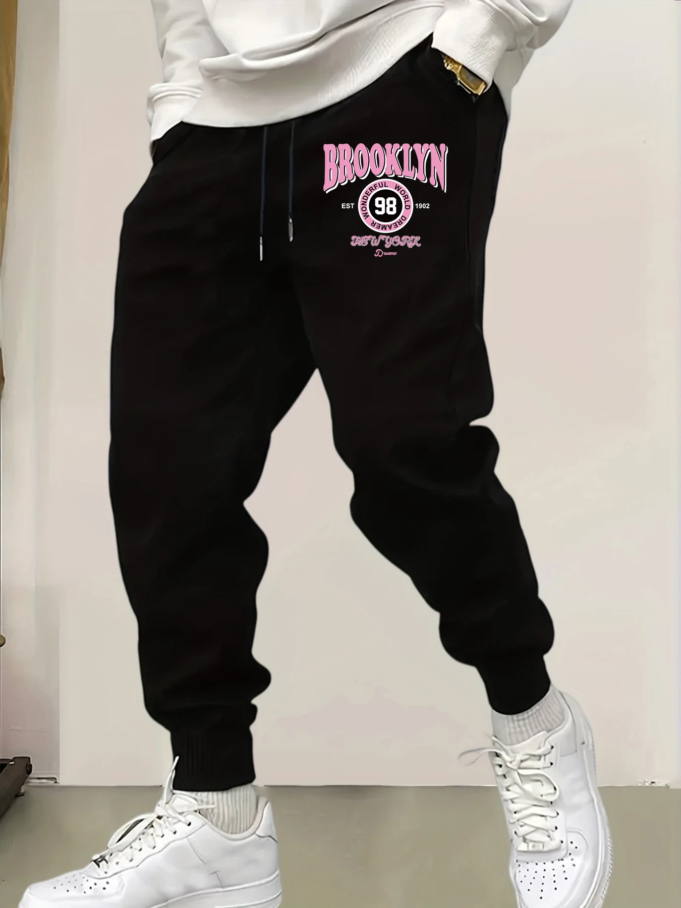Pink Brooklyn New York Est 1902 Print Mans Sweatpants Warm Hip Hop Trousers Joggers Multicolor Pants Pocket Fleece Unisex Pant
Pink Brooklyn New York Est 1902 Print Mans Sweatpants Warm Hip Hop Trousers Joggers Multicolor Pants Pocket Fleece Unisex Pant