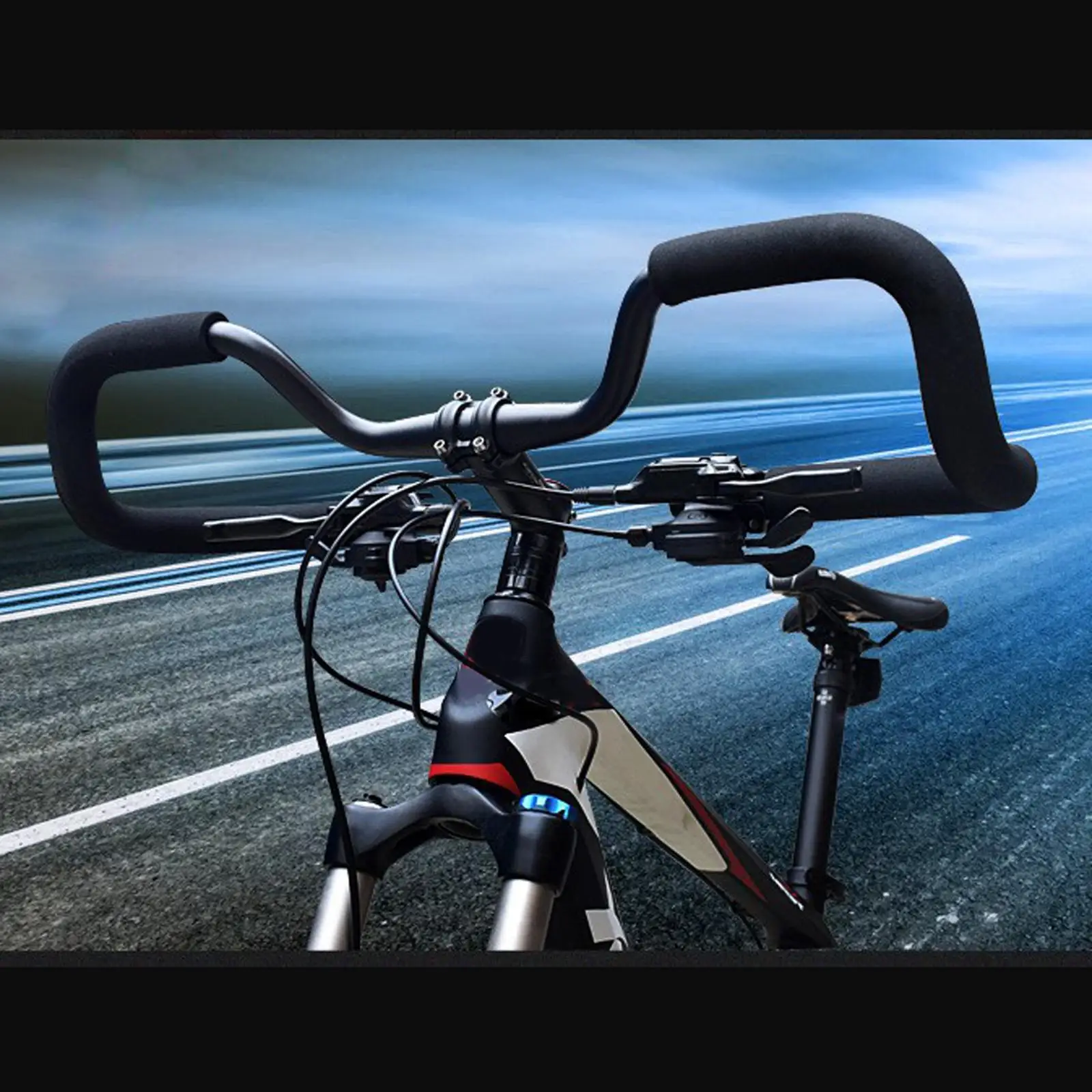 with Sponge 25.4x600mm Butterfly Handlebar Flexible Anti Slip Waterproof Sponge Grips Riser Bar for Racing Bike Road Bicycle MTB
with Sponge 25.4x600mm Butterfly Handlebar Flexible Anti Slip Waterproof Sponge Grips Riser Bar for Racing Bike Road Bicycle MTB