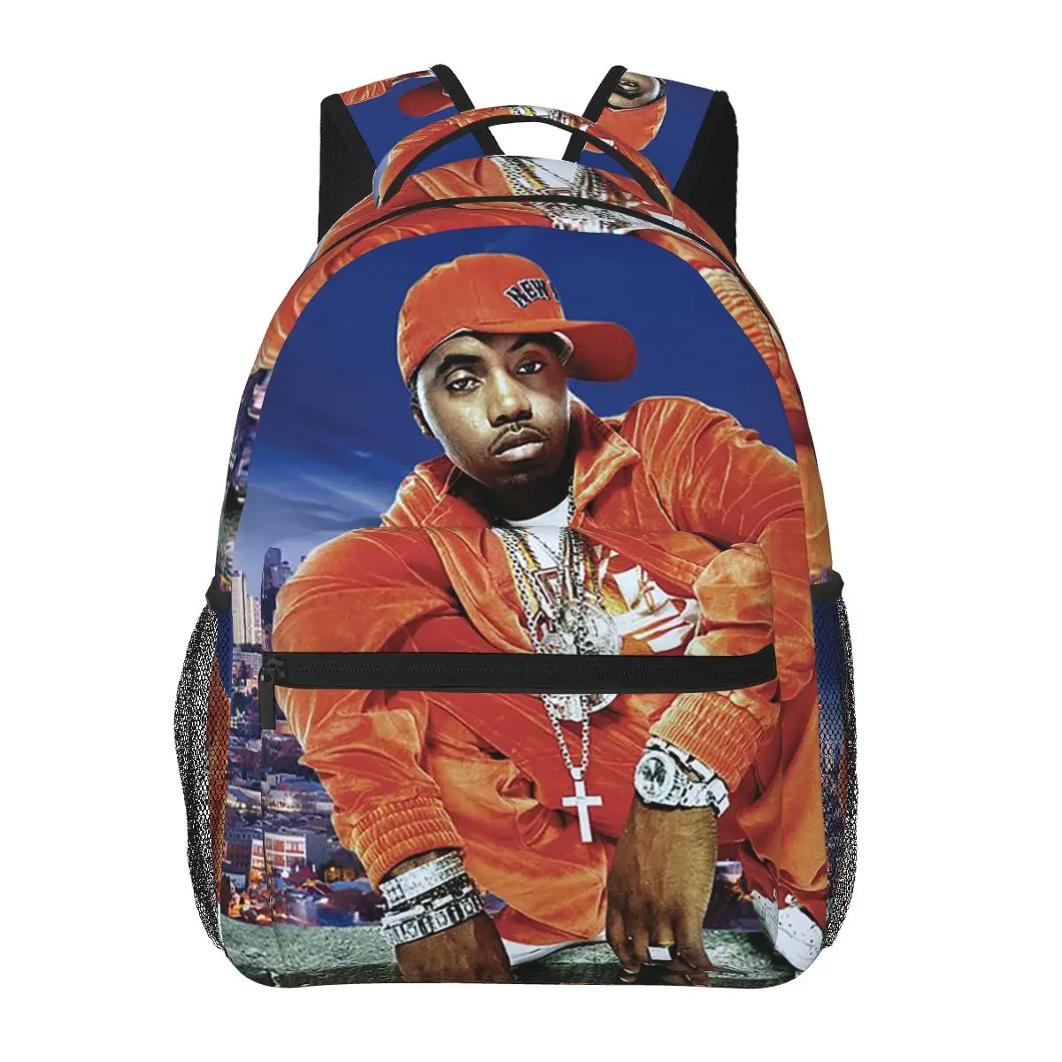 Rapper NAS Music Album Lt Was Written Cover Graphic Student Backpack School Bag Daypack for Boys Girls Bookbag Shoulder Bags
Rapper NAS Music Album Lt Was Written Cover Graphic Student Backpack School Bag Daypack for Boys Girls Bookbag Shoulder Bags