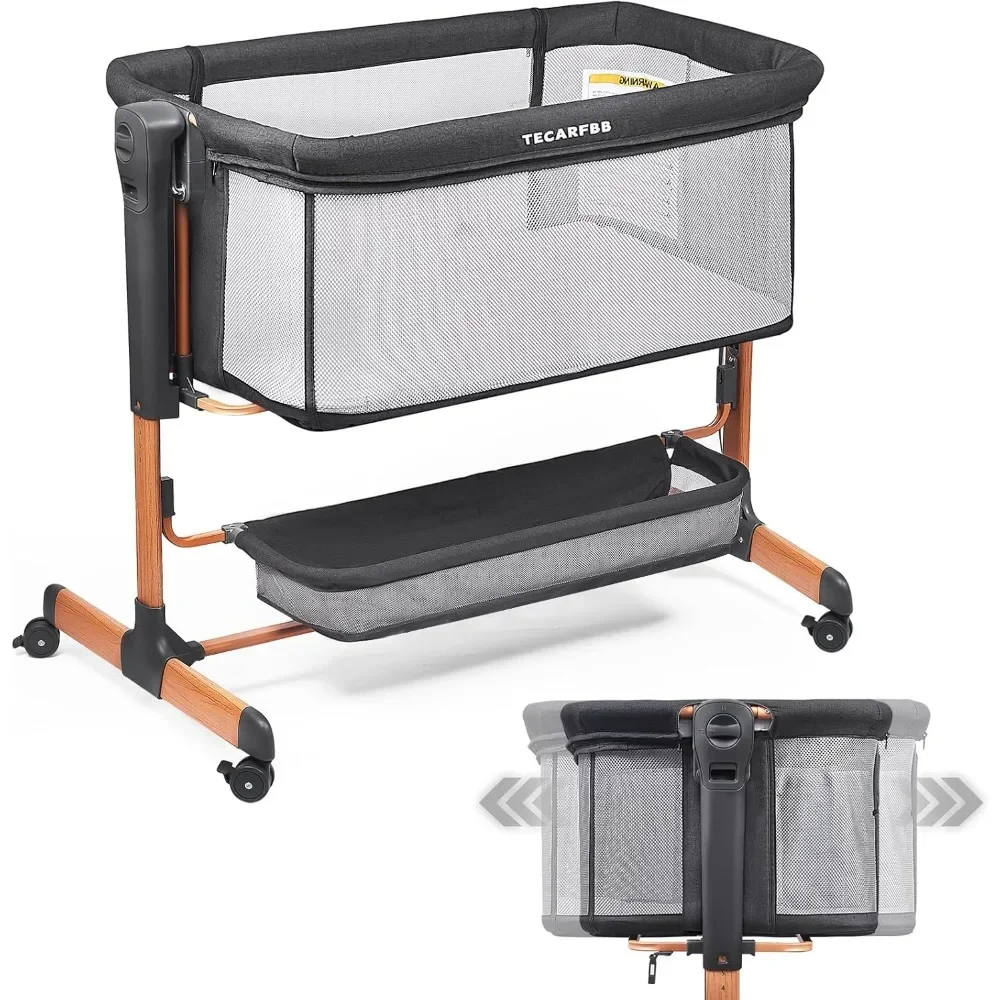 3 in 1 Bedside Sleeper for Newborn, Bedside Bassinet for Baby with 6 Adjustable Height, Soft Mattress, Compact, Baby Bassinet
3 in 1 Bedside Sleeper for Newborn, Bedside Bassinet for Baby with 6 Adjustable Height, Soft Mattress, Compact, Baby Bassinet