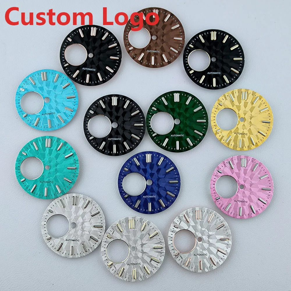 28.5mm Watch Dial N H38 Dial Hollowing out Dial Custom logo Dial Green Luminous dial Fit N H38 movement watch accessories
28.5mm Watch Dial N H38 Dial Hollowing out Dial Custom logo Dial Green Luminous dial Fit N H38 movement watch accessories