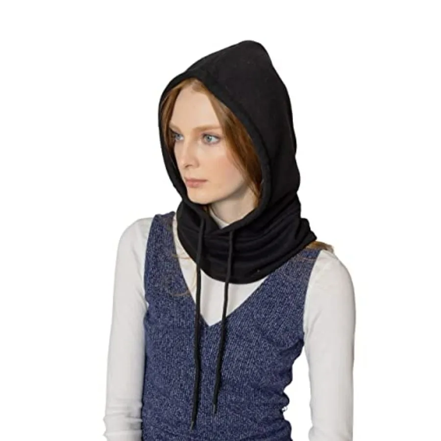 Unisex Sporty Snood Hat with drawstring Hood Scarf Neck Warmer Winter Balaclava Hood
Unisex Sporty Snood Hat with drawstring Hood Scarf Neck Warmer Winter Balaclava Hood
