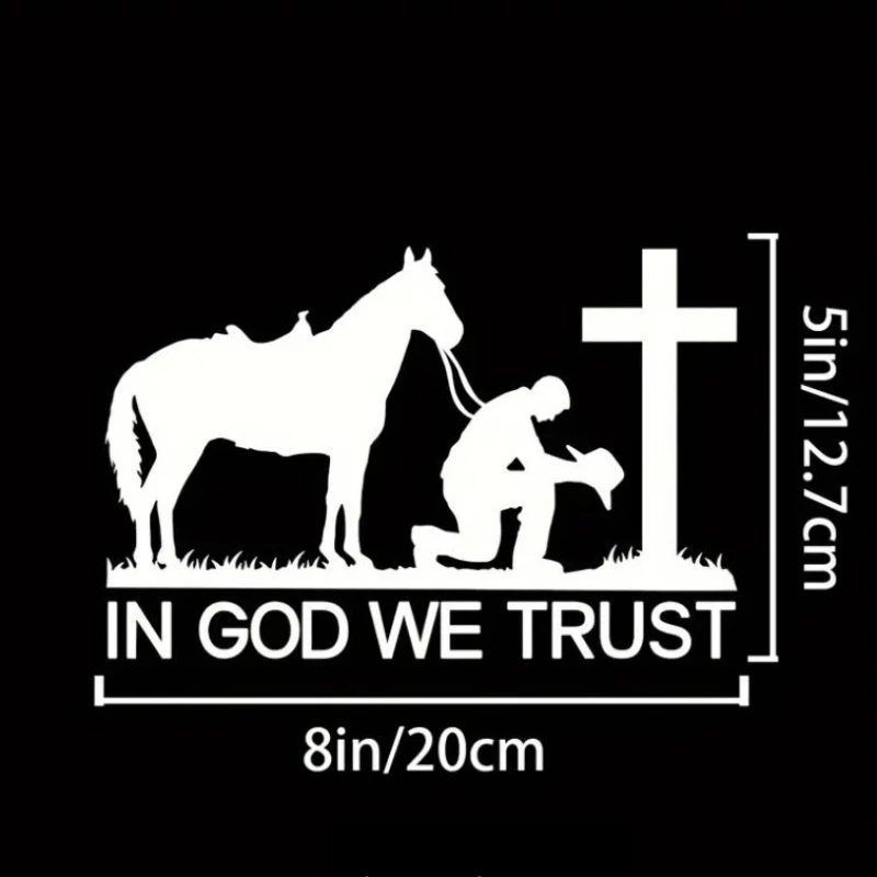 Наклейка на автомобиль We Believe In God, ковбойский дизайн, 1 шт., ПВХ, самоклеящаяся, автомобильная, внешняя, украшение кузова, наклейка
Наклейка на автомобиль We Believe In God, ковбойский дизайн, 1 шт., ПВХ, самоклеящаяся, автомобильная, внешняя, украшение кузова, наклейка