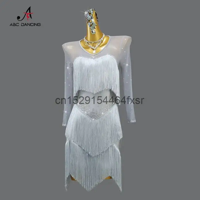Dance Grey Latin 2024 New Competition Performs Dresses Professional Advanced Dance Fringe Flower Dress Solo Girl
Dance Grey Latin 2024 New Competition Performs Dresses Professional Advanced Dance Fringe Flower Dress Solo Girl