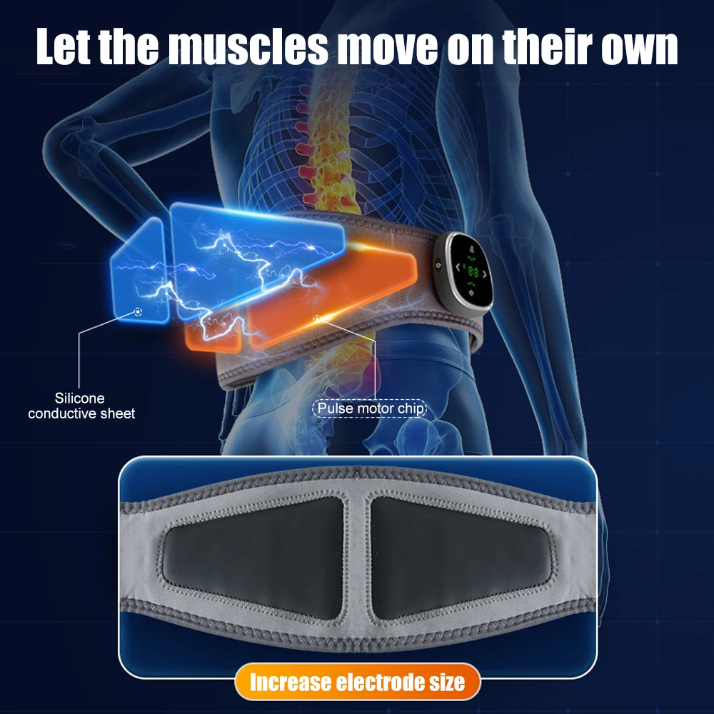 Cordless Heating Waist Pad for Back Pain Relief, Lumbar Massager, Abdomen Warmer Lumbar Support, Rechargeable Heating Massage
Cordless Heating Waist Pad for Back Pain Relief, Lumbar Massager, Abdomen Warmer Lumbar Support, Rechargeable Heating Massage