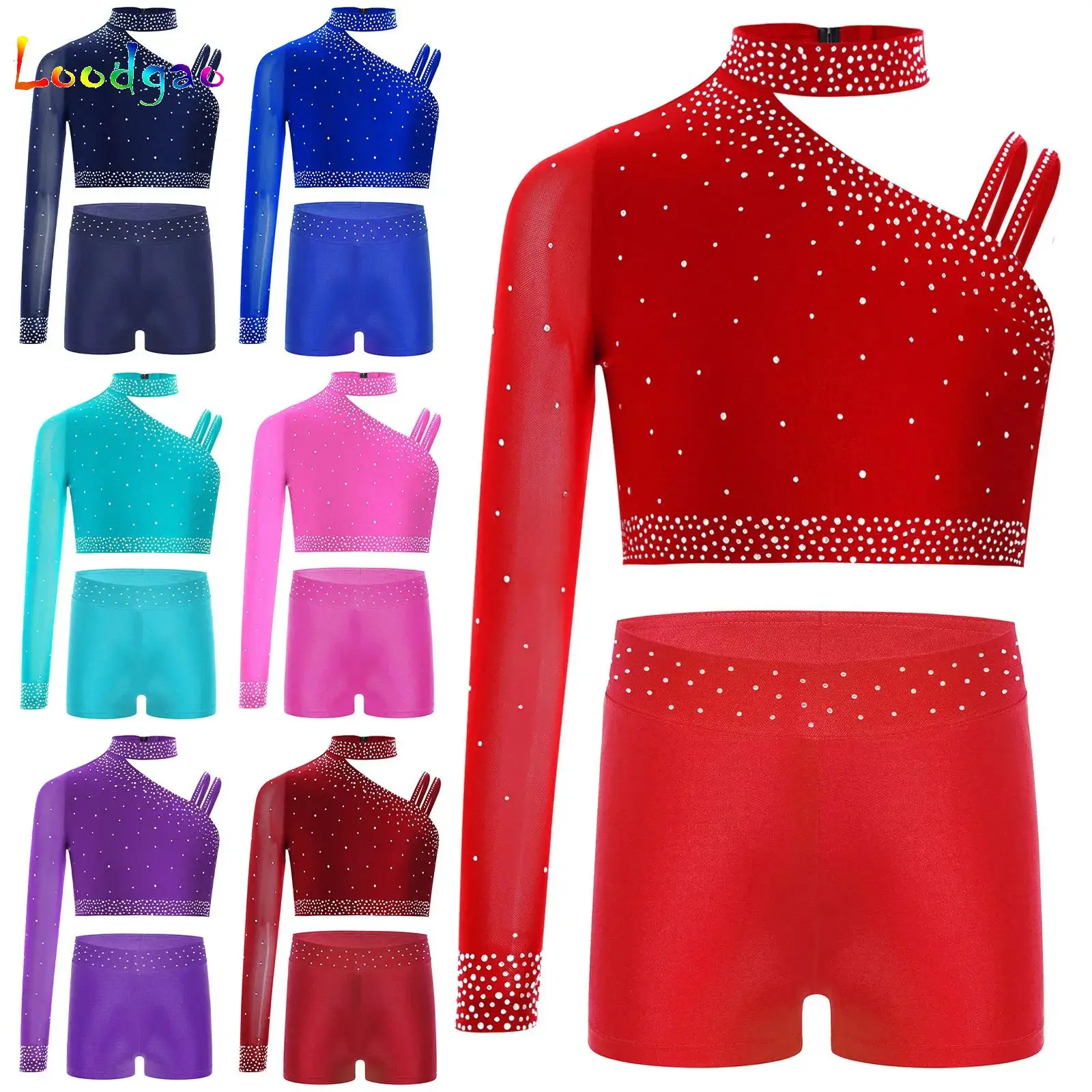 Kids Girls Figure Skating Outfits Ballet Hip Hop Jazz Dance Crop Tops with Gymnastics Dance Shorts Set
Kids Girls Figure Skating Outfits Ballet Hip Hop Jazz Dance Crop Tops with Gymnastics Dance Shorts Set