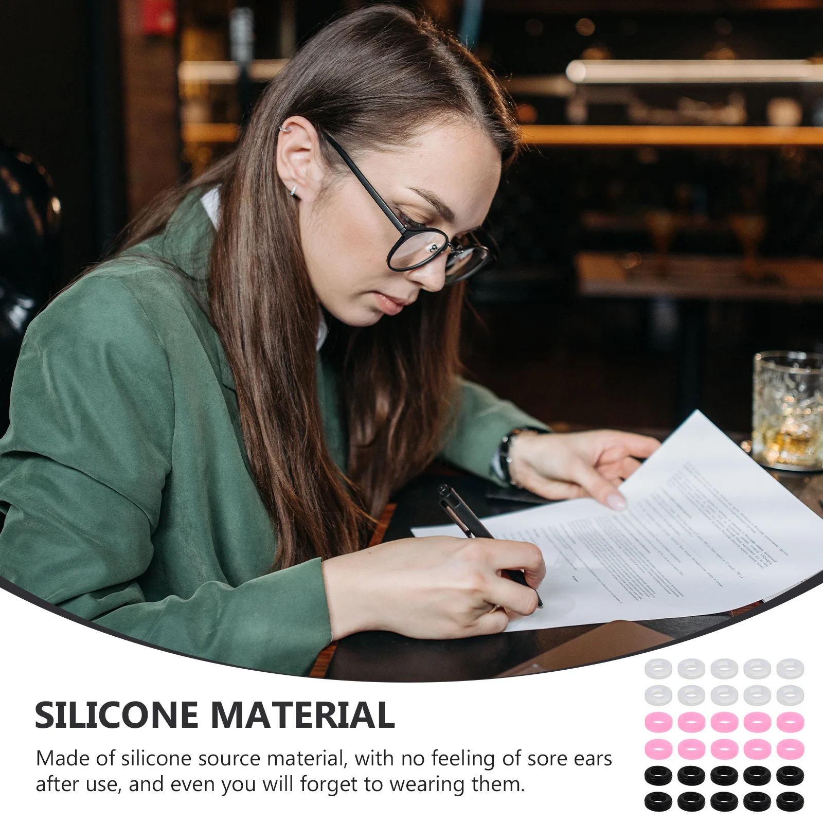 30Pcs Anti-Slip Ear Socks Silicone Eyeglass Frame Grips Lightweight Comfortable Fit for Glasses Sunglasses Reading Eyewear
30Pcs Anti-Slip Ear Socks Silicone Eyeglass Frame Grips Lightweight Comfortable Fit for Glasses Sunglasses Reading Eyewear