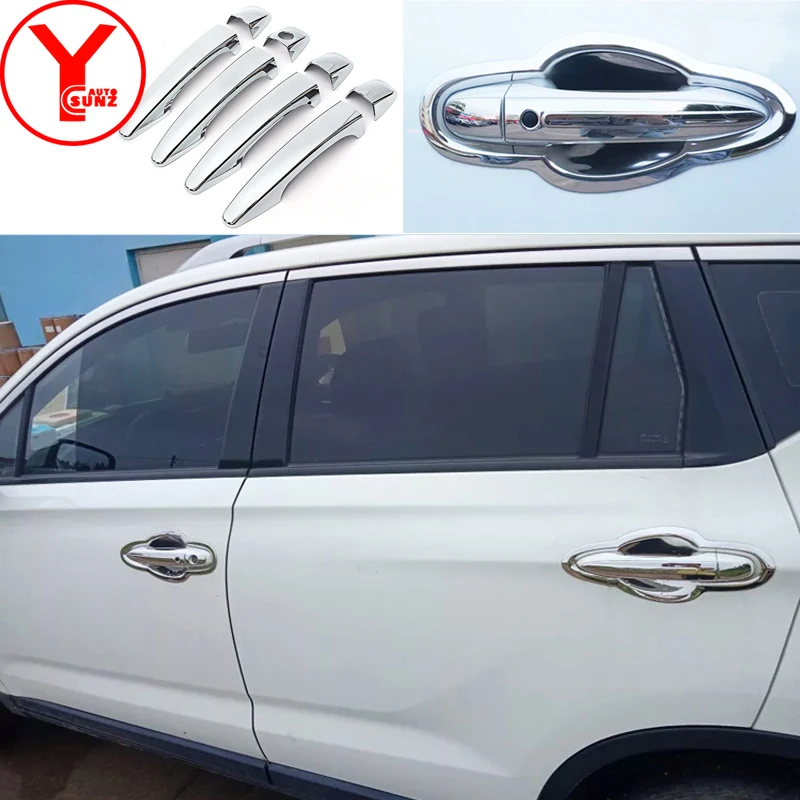 Car Styling Door Handle Cover Protective Trim FOR TRUMPCHI GAC GS4 2015 2016 2017 2018 2019 Exterior Decoration Car Door Cap
Car Styling Door Handle Cover Protective Trim FOR TRUMPCHI GAC GS4 2015 2016 2017 2018 2019 Exterior Decoration Car Door Cap