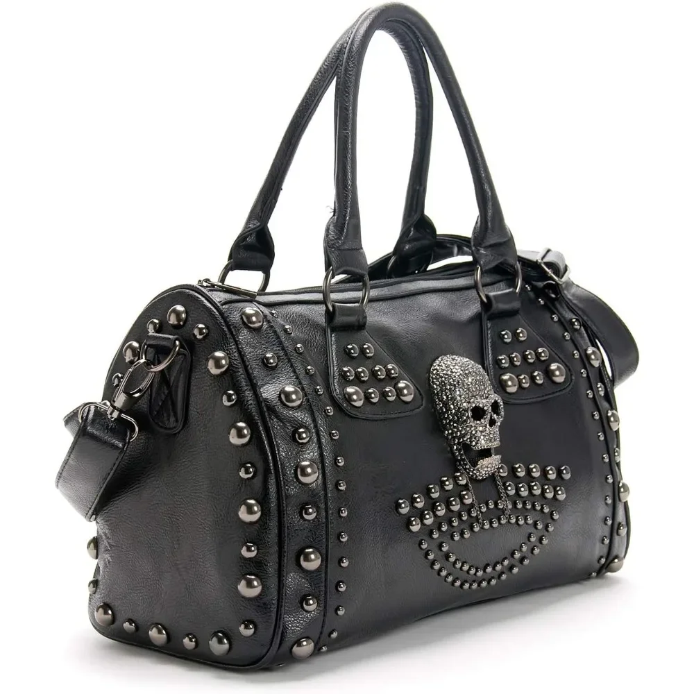 Women Skull Handbag Large Capacity Gothic Shoulder Bag Studded Doctor Handbag Tote Bags for Women Cabas Dior Tissu Christian Dio
Women Skull Handbag Large Capacity Gothic Shoulder Bag Studded Doctor Handbag Tote Bags for Women Cabas Dior Tissu Christian Dio