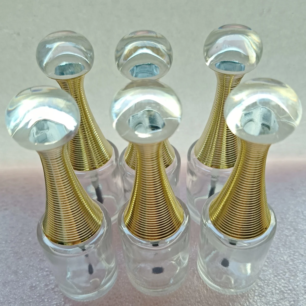 6 bottles 13ml Empty Glass container Transparent bottle with lid brush for Nail polish Cuticle oil Cosmetics
6 bottles 13ml Empty Glass container Transparent bottle with lid brush for Nail polish Cuticle oil Cosmetics