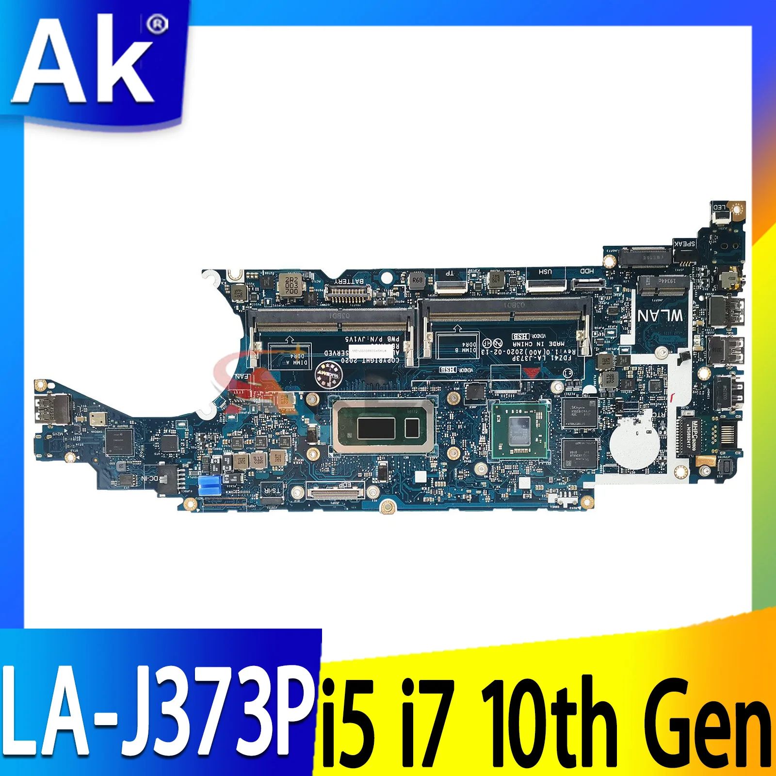 For DELL Latitude 5410 Laptop Motherboard LA-J373P 216-0923010 0F1NKY SRGKX i5-10310U 2G Notebook Mainboard 100% Tested
For DELL Latitude 5410 Laptop Motherboard LA-J373P 216-0923010 0F1NKY SRGKX i5-10310U 2G Notebook Mainboard 100% Tested