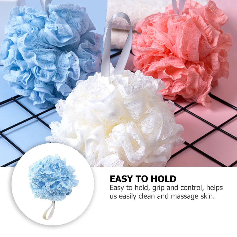 3pcs Mesh Balls Deep Cleansing Scrubber Shower Body Sponge Poufs Sensitive Skin Bath Ball Scourer Soap Saver Bathtub Accessories
3pcs Mesh Balls Deep Cleansing Scrubber Shower Body Sponge Poufs Sensitive Skin Bath Ball Scourer Soap Saver Bathtub Accessories