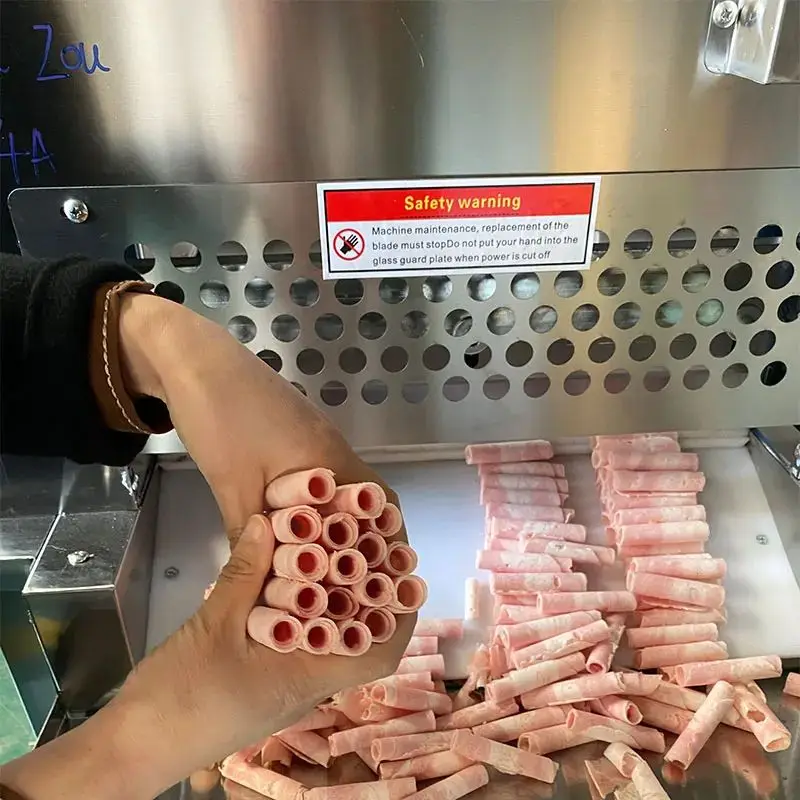 Новая коммерческая электрическая машина для нарезки баранины и говядины, машина для замораживания мяса, машина для резки рулетов из баранины с ЧПУ, двойная резка
Новая коммерческая электрическая машина для нарезки баранины и говядины, машина для замораживания мяса, машина для резки рулетов из баранины с ЧПУ, двойная резка