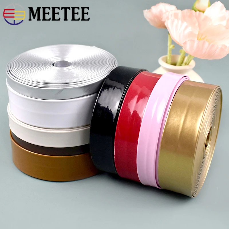 5M Meetee 5-20mm Synthetic Leather PU Mirror Ribbon Band Webbing Tape DIY Jewelry Headdress Edge Clothes Decor Cords Accessories
5M Meetee 5-20mm Synthetic Leather PU Mirror Ribbon Band Webbing Tape DIY Jewelry Headdress Edge Clothes Decor Cords Accessories