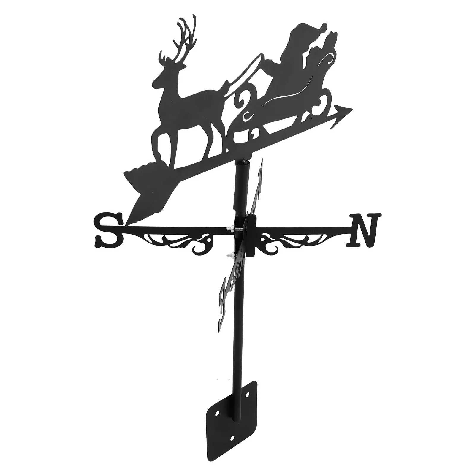 Christmas Santa Weather Vane Vintage Iron Wind Direction Indicator for Garden Lawn Yard Patio Roof Decor Metal Garden Stake
Christmas Santa Weather Vane Vintage Iron Wind Direction Indicator for Garden Lawn Yard Patio Roof Decor Metal Garden Stake