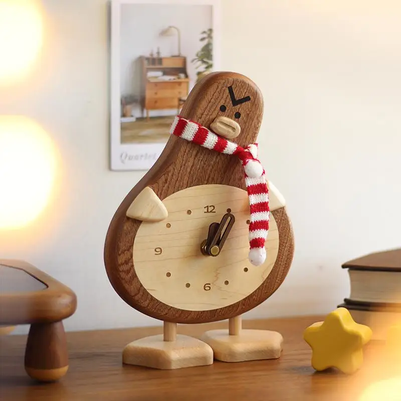 Ugly Duckling Table Clock Nordic Wooden Cute Desk Decor Whimsical Creative Clock Scandinavian Silent Non-Ticking Analog Clocks
Ugly Duckling Table Clock Nordic Wooden Cute Desk Decor Whimsical Creative Clock Scandinavian Silent Non-Ticking Analog Clocks