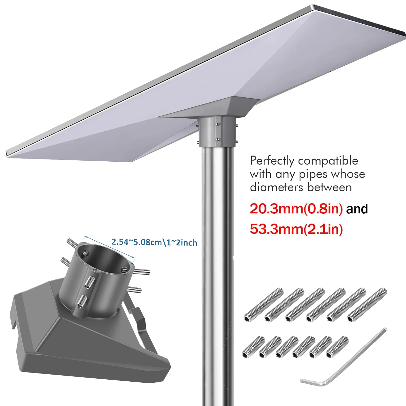 Compatible with Starlink Gen 3 Pipe Adapter Metal Pole Mount Kit for 1" to 2" Pipes for Starlink Gen 3 Mount V3 Dish Kickstand
Compatible with Starlink Gen 3 Pipe Adapter Metal Pole Mount Kit for 1" to 2" Pipes for Starlink Gen 3 Mount V3 Dish Kickstand