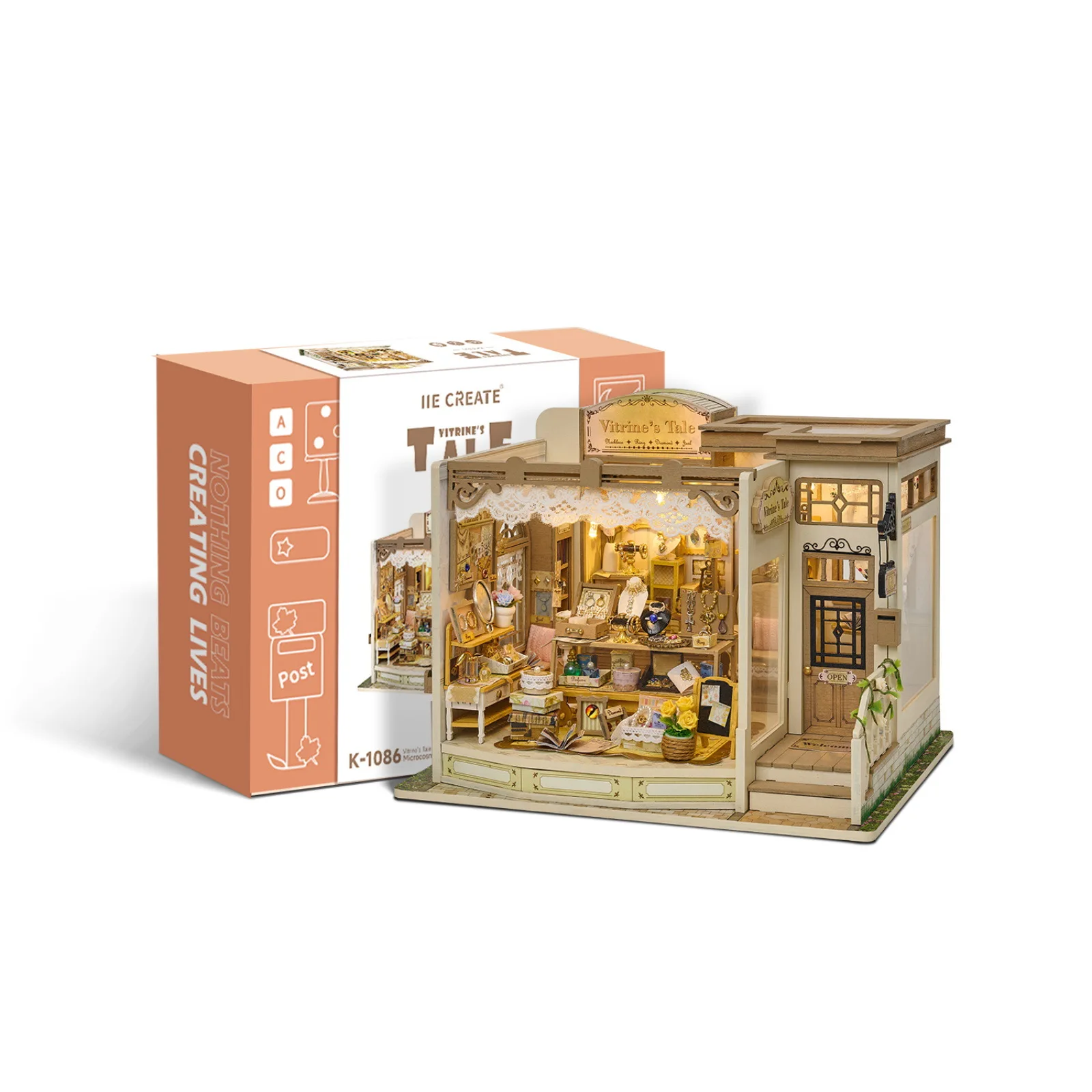 Jewelry shop cabin treasure secret diy hand-assembled creative birthday Valentine's Day gifts literary bookend night light
Jewelry shop cabin treasure secret diy hand-assembled creative birthday Valentine's Day gifts literary bookend night light