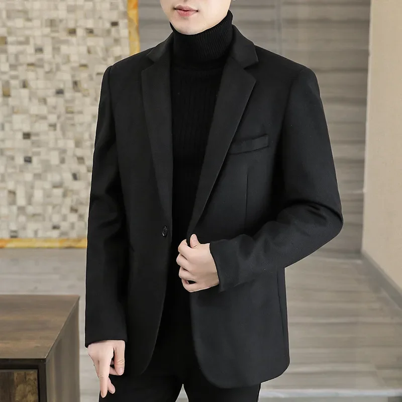 Autumn Winter Casual Slim Fit Suit Blazer Men Black Long Sleeve Boys Wool Suit Oversize Suit Jacket Xxxl 4xl Woolen Tops
Autumn Winter Casual Slim Fit Suit Blazer Men Black Long Sleeve Boys Wool Suit Oversize Suit Jacket Xxxl 4xl Woolen Tops