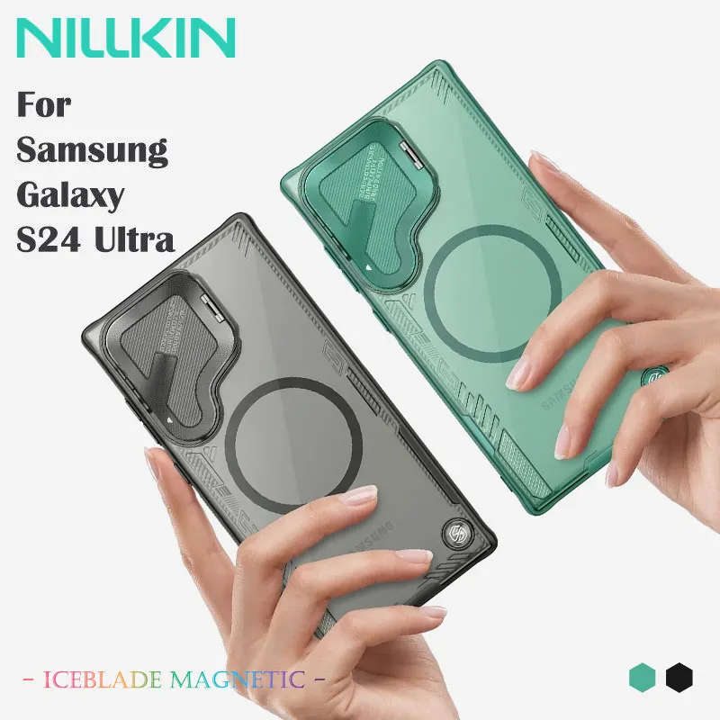Nillkin lceblade Prop Magnetic Case For Samsung Galaxy S24 Ultra, Transparent case, lens protective shell For MagSafe Back cover
Nillkin lceblade Prop Magnetic Case For Samsung Galaxy S24 Ultra, Transparent case, lens protective shell For MagSafe Back cover