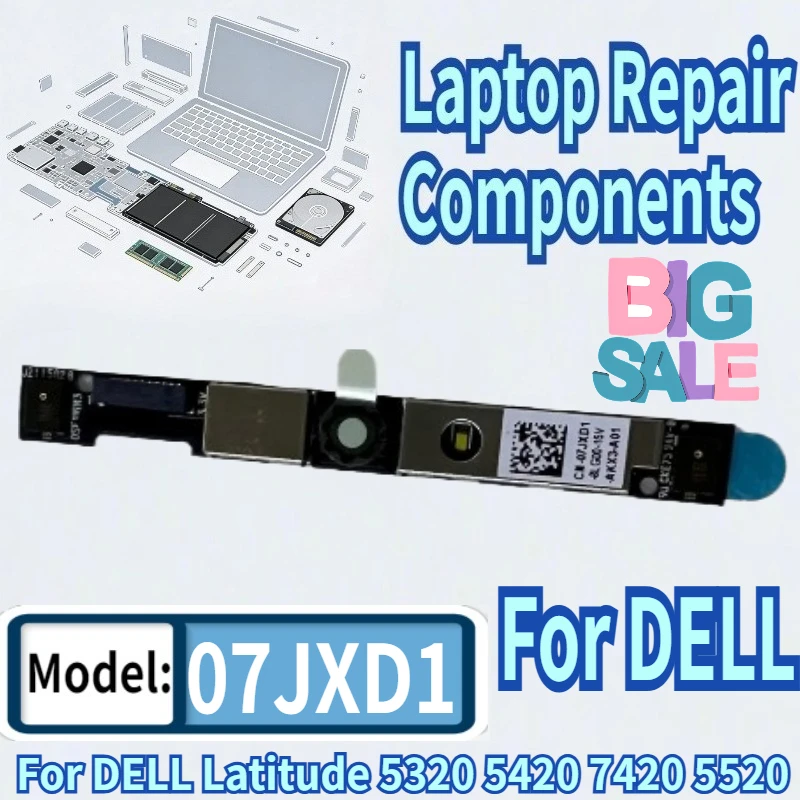 07JXD1 For DELL Latitude 5320 5420 7420 5520 Internal Webcam Camera 7JXD1 CN-07JXD1
07JXD1 For DELL Latitude 5320 5420 7420 5520 Internal Webcam Camera 7JXD1 CN-07JXD1