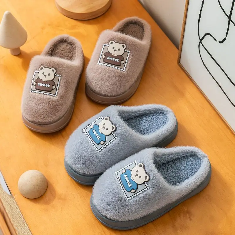 Kids Winter Plush Slippers 2026 Boys Girls Indoor Home Non Slip Warm Shoes Thick Cute Cartoon Design for Children
Kids Winter Plush Slippers 2026 Boys Girls Indoor Home Non Slip Warm Shoes Thick Cute Cartoon Design for Children