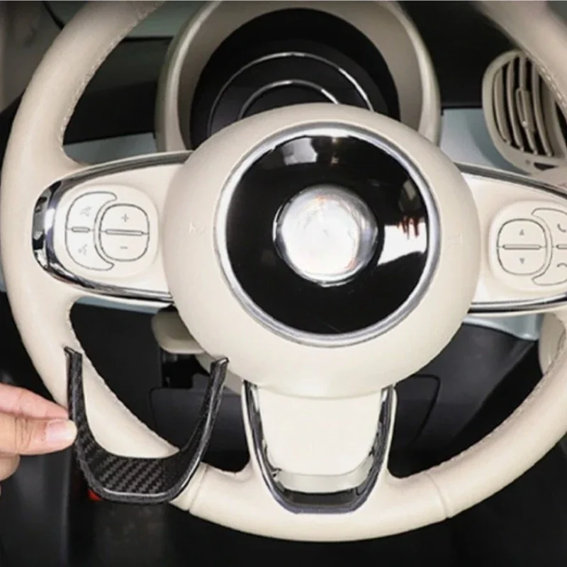 For Fiat 500 Real Dry Carbon Fiber 2021-2023 Interior Steering Wheel U-shaped Base Frame Decoration Modification Accessories
For Fiat 500 Real Dry Carbon Fiber 2021-2023 Interior Steering Wheel U-shaped Base Frame Decoration Modification Accessories