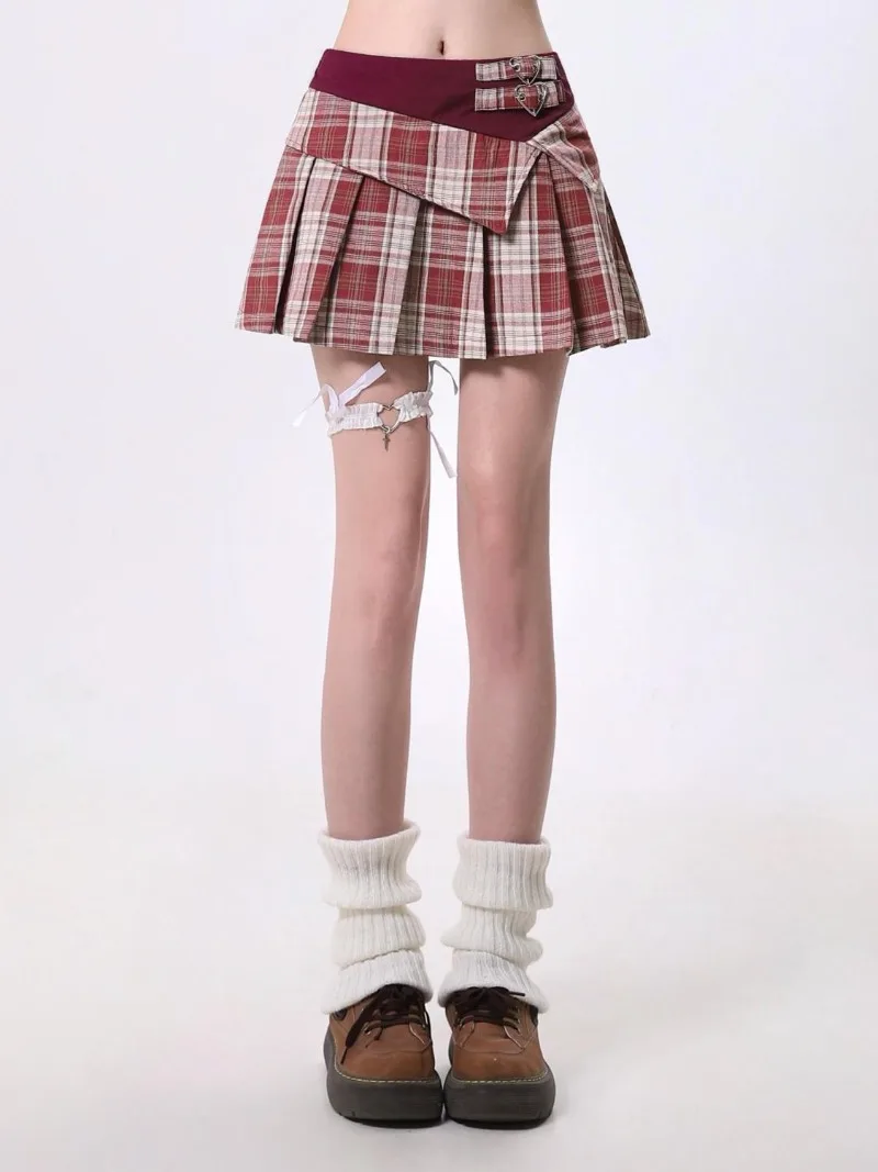 Preppy Style Vintage Casual Plaid Skirts All-match Patchwork A-line High Waist Mini Jupe Street Japanese Y2k Aesthetic Faldas
Preppy Style Vintage Casual Plaid Skirts All-match Patchwork A-line High Waist Mini Jupe Street Japanese Y2k Aesthetic Faldas