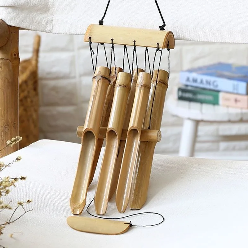 Handmade Bamboo Wind Chimes - Nostalgic Farmhouse Decor for Tea Room & Home, Japanese Rustic Hanging Ornament nursery decor
Handmade Bamboo Wind Chimes - Nostalgic Farmhouse Decor for Tea Room & Home, Japanese Rustic Hanging Ornament nursery decor
