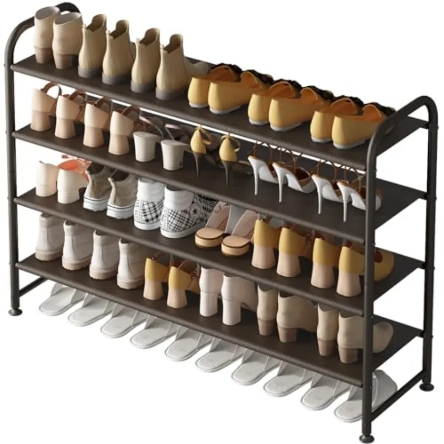 Shoe Rack Long Storage Organizer Wide Metal Shoe Shelf for Closet Entryway
Shoe Rack Long Storage Organizer Wide Metal Shoe Shelf for Closet Entryway