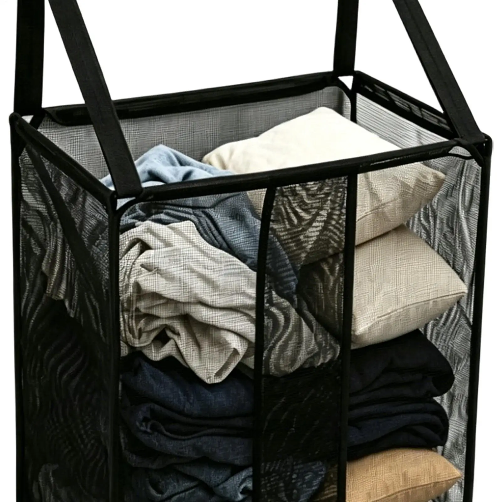 Foldable Laundry Basket Mesh Clothes Hamper Travel Laundry Basket For Bedroom Apartment Bathroom Dormitory Nursery College
Foldable Laundry Basket Mesh Clothes Hamper Travel Laundry Basket For Bedroom Apartment Bathroom Dormitory Nursery College