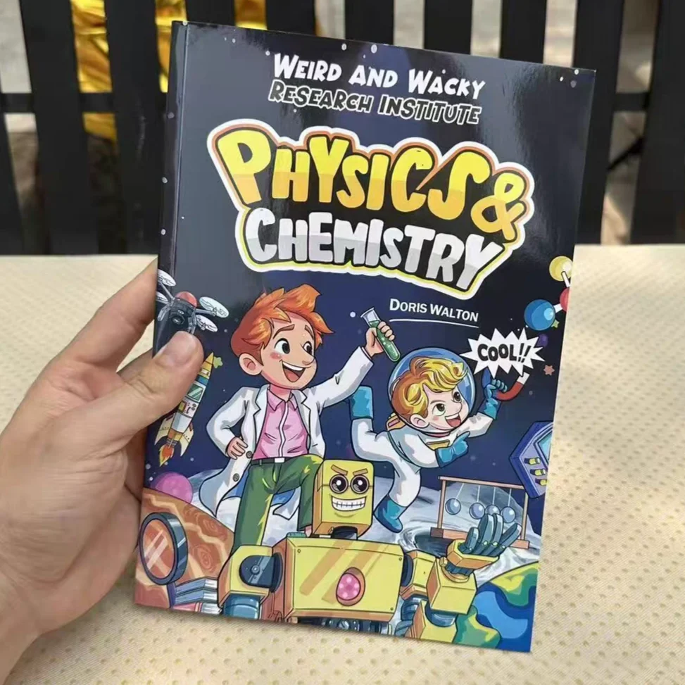 Kids Science Book:Physics & Chemistry (Weird and Wacky Research Institute) Doris Walton Educational STEM Reading Children's book
Kids Science Book:Physics & Chemistry (Weird and Wacky Research Institute) Doris Walton Educational STEM Reading Children's book