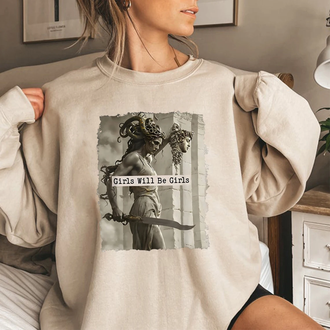 Vintage Girls Will Be Girls Sweatshirt Feminist Sweater Women's Empowerment Hoodies Casual Long Sleeve Pullover Feminism Hoodies
Vintage Girls Will Be Girls Sweatshirt Feminist Sweater Women's Empowerment Hoodies Casual Long Sleeve Pullover Feminism Hoodies