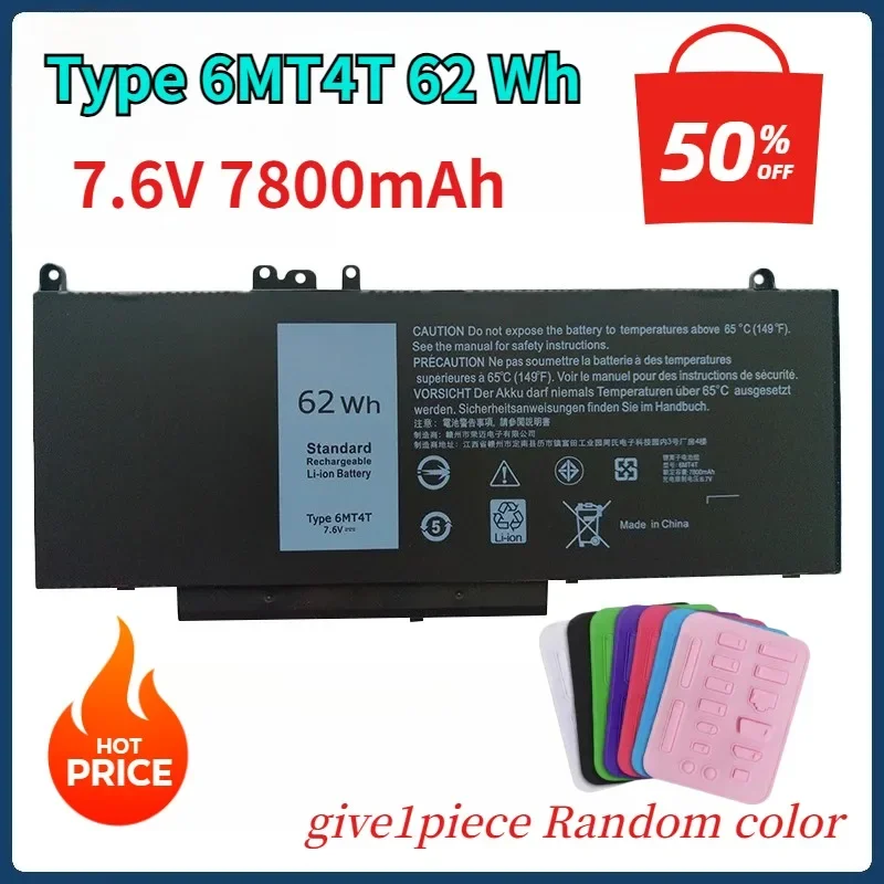6MT4T Laptop Battery for DELL Latitude E5470 E5570 14 5470 15 5570 for Dell Precision 15 3510 M3510
6MT4T Laptop Battery for DELL Latitude E5470 E5570 14 5470 15 5570 for Dell Precision 15 3510 M3510